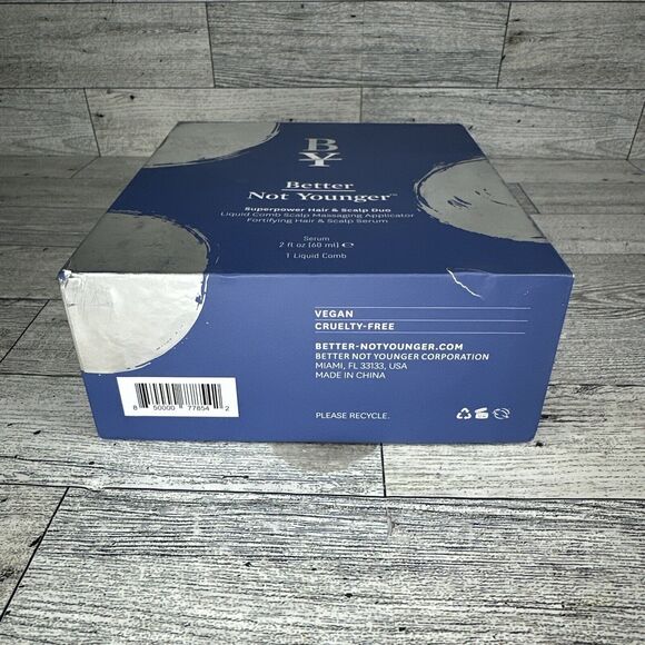 Better Not Younger Superpower Hair & Scalp Duo 2 fl oz Serum and 1 Liquid Comb - Picture 3 of 3